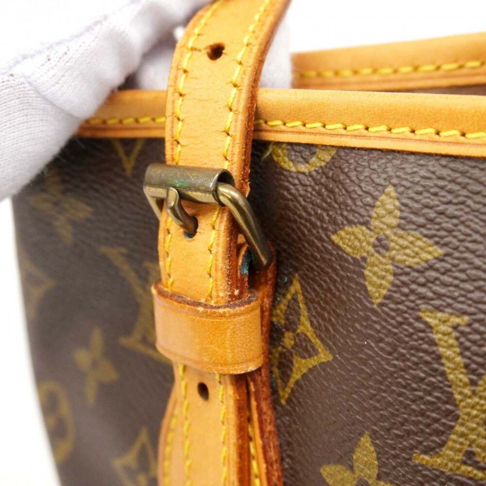 LOUIS VUITTON Authentic Brown Monogram Tote Bag - Picture 10 of 14